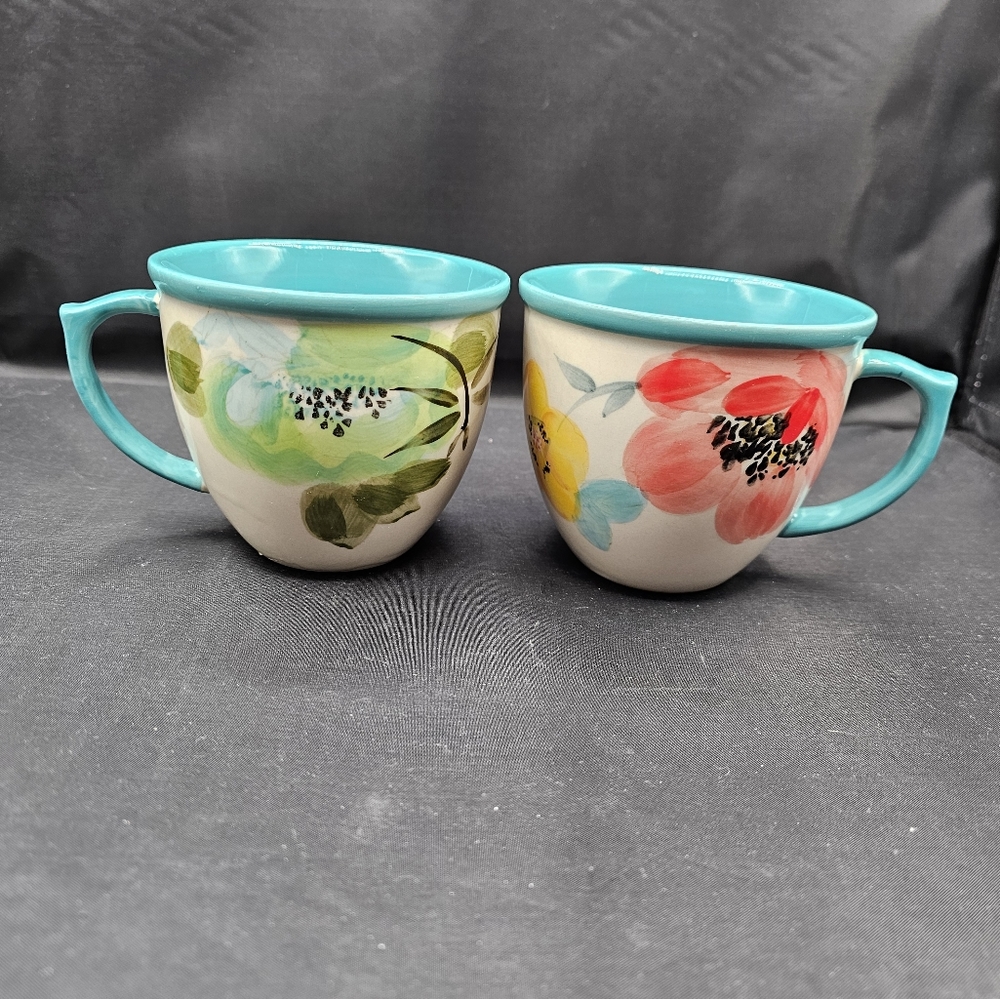 The Pioneer Women Flea Market Vintage Bloom mugs (2) - Picture 4 of 7